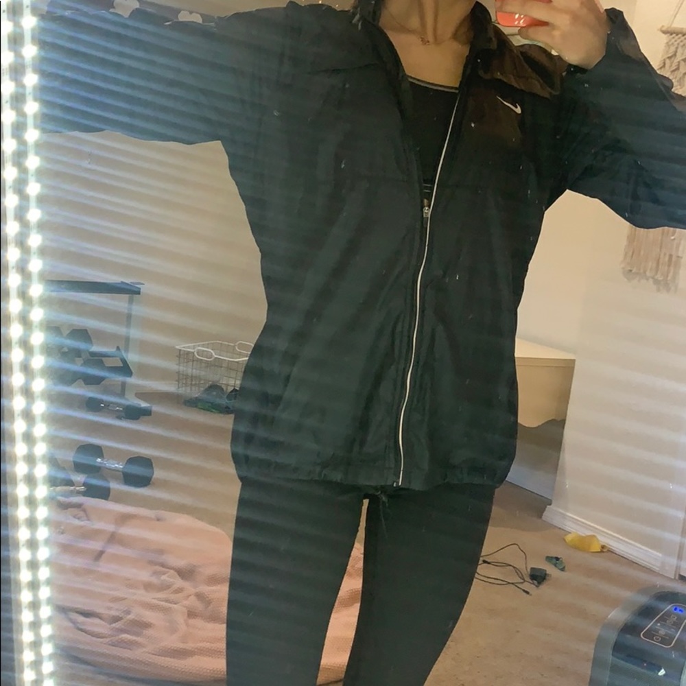 Reflective Nike super light weight windbreaker